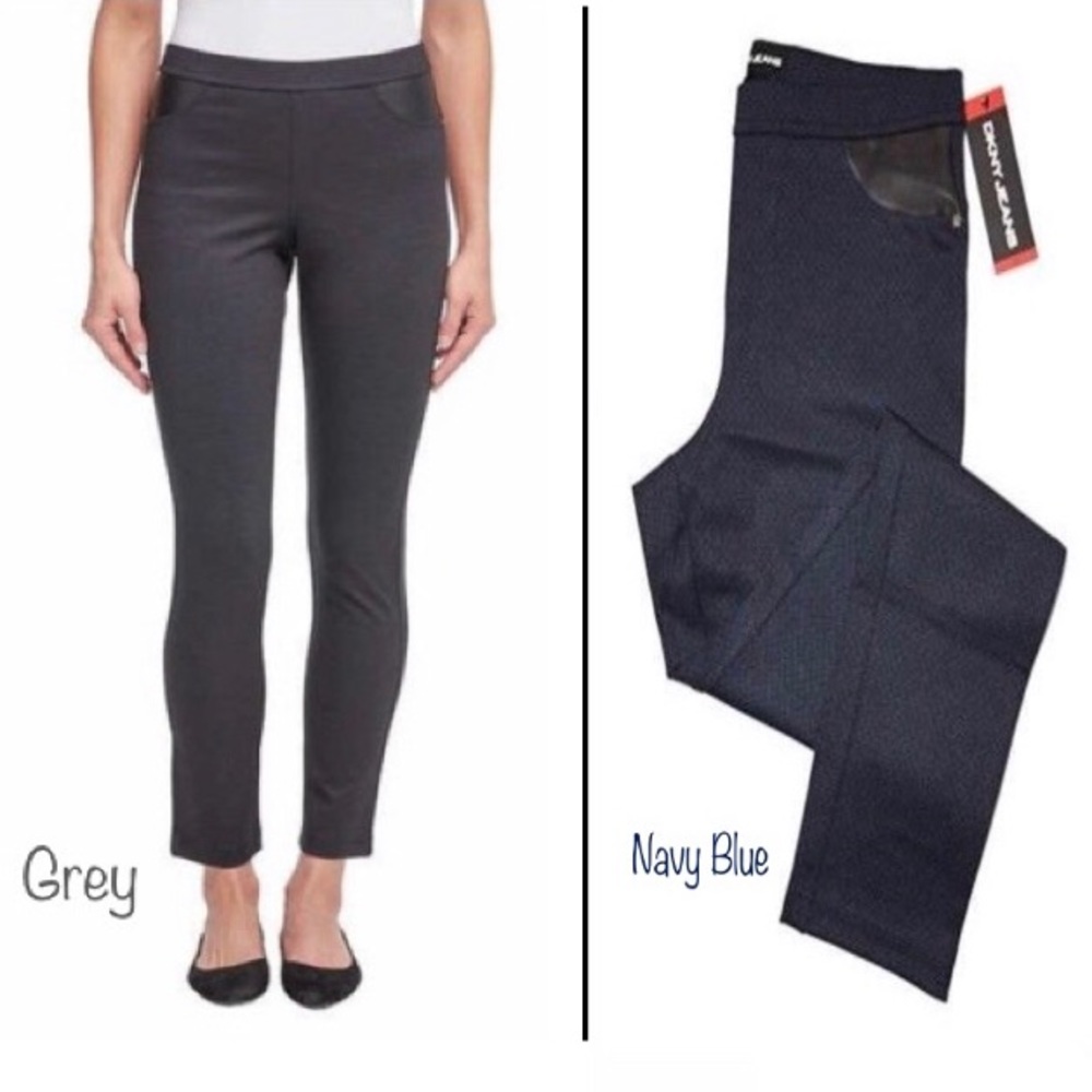 🛍 DKNY XXL Ladies' Pants 2 Pair Bundle GREY, BLUE